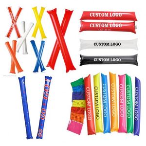 Bâtons de cheering pour événements sportifs, jouets gonflables imprimés sur mesure, accessoires de fête avec logo personnalisé, bruiteurs - Product Image 1