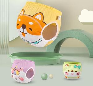 Dessin animé imprime pur coton bébé pot formation culotte <span class=keywords><strong>lavable</strong></span> réutilisable étude <span class=keywords><strong>caca</strong></span> tissu <span class=keywords><strong>couche</strong></span> - Product Image 1