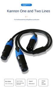 अनुकूलित 1-<span class=keywords><strong>2</strong></span> ऑडियो लाइन 3-कोर xlr माइक्रोफोन संतुलन एडाप्टर 1 पुरुष <span class=keywords><strong>2</strong></span> महिला कैनन को pvc जैकेट संकल्प 4k - Product Image 6