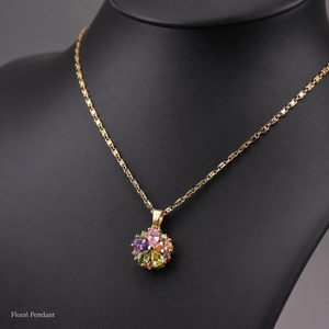 Ensemble collier et boucles d'oreilles en zircon plaqué or 18 carats pour femme, vente en gros, idéal pour un anniversaire - Product Image 5
