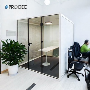 Cabina espacial <span class=keywords><strong>soundpeats</strong></span> cabina de oficina interior cabina de reunión de <span class=keywords><strong>4</strong></span> asientos cabinas silenciosas - Product Image 4