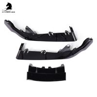 Kit de carrosserie automobile, décoration, noir brillant, ABS, lèvre de pare-chocs avant, 3 pièces pour Supra A90 A91 MK5 2019+