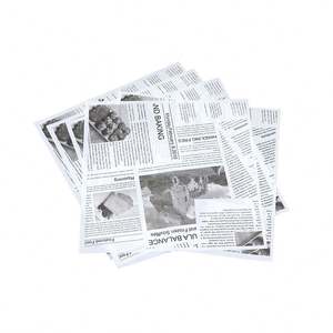 Custom Food Hamburger Packaging <b>Paper</b> Greaseproof <b>Paper</b> - Product Image 1