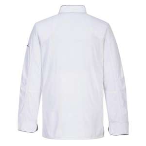 PORTWEST - C835WHRL Surrey chefs veste blanche manches longues-EAN 5036108026951 CHEFS AND FOOD INDUSTRY WORKWEAR - Product Image 2