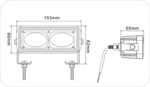 Safety System. Create a Safety Around Your Forklift. <b>Red</b> Zone Danger <b>Lights</b> Safety System. - Product Image 6