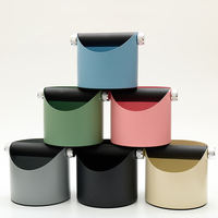 Mini-bac à café en alliage d'aluminium de qualité alimentaire, écologique, 6 couleurs, avec design portable et réservoir intégré, pour machine à café
