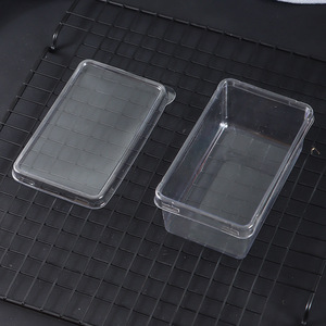 Trong suốt sữa đậu nành hộp nhựa với nắp dùng một lần Món Tráng Miệng Đóng gói hộp cho Tiramisu lasagna Mousse bánh sandwich Pastry - Product Image 1