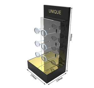 Su misura Controsoffitto <span class=keywords><strong>Bicchieri</strong></span> In Acrilico Cremagliera Del Supporto Del Basamento di <span class=keywords><strong>Plastica</strong></span> occhiali da sole display Rack Acrilico Occhiali Eyewear Banco di mostra - Product Image 2