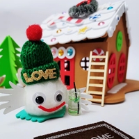 Vente chaude Pom Poms multicolores jouets en pâte créative pour enfants bricolage Arts et artisanat cadeaux promotionnels fonctionnels