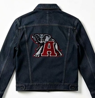 Écusson personnalisé en feutre non tissé brodé, écologique, thermocollant ou à coudre, pour université, sport, logo de collège, varsity, badge, applique, veste, chapeau