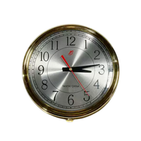 IMPA 370204 Chronomètre marin à quartz, horloge de navigation nautique en laiton, compteur de temps pour navire