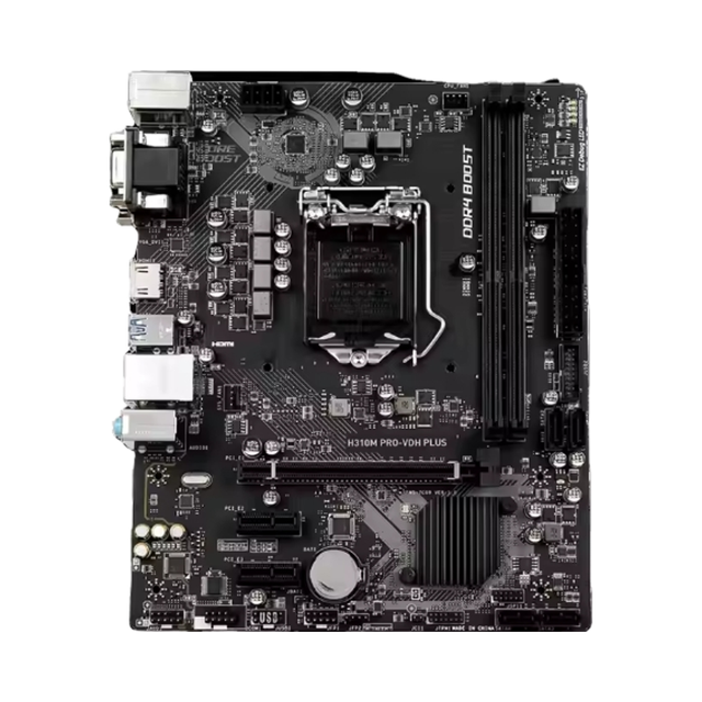 For MSI H310M PRO-V PLUS New Desktop Motherboard with Intel B360 Chipset SATA Hard Drive Interface DDR4 64GB Max Memory Capacity