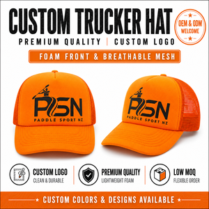 Gorra trucker de espuma estilo OTTO con logo impreso personalizado de alta calidad, OEM, MOQ bajo, 5 paneles, parte trasera de malla, cierre snapback para hombre, estilo streetwear. - Product Image 1