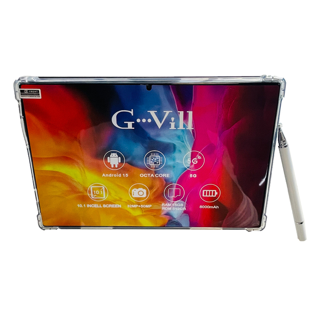 New G1000 10.1" Android 10 Tablet PC MTK Quad-Core 2GB RAM 32GB ROM HD Screen 4000mAh Battery WiFi 3G 4G Business Entertainment