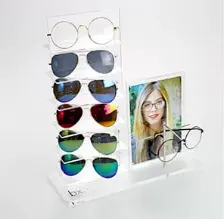 Özel güneş gözlükleri akrilik ekran standı gözlük vitrin rafı çok katlı gözlük ekran tutucu