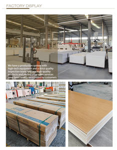 工厂批发防火防水PVC锁扣墙板酒店背景墙装饰 - Product Image 2