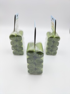 SY--SHIN Yi ถุงอึสุนัข8ม้วนแบบไม่มีกลิ่นปรับแต่งได้ถุงกำจัดของเสียจากสัตว์เลี้ยงเป็นมิตรต่อสิ่งแวดล้อมอย่างยั่งยืน23X33 - Product Image 3