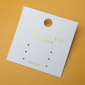 Tarjetas de presentación de cartón personalizadas de fábrica, tarjetas de felicitación, pulseras, collares, pendientes, correas, accesorios de joyería - Product Image 5