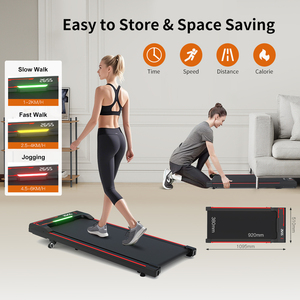Tapis de course électrique personnalisé pour usage domestique, en acier, avec moteur DC, inclinaison automatique, écran LED, portable, pour exercices <span class=keywords><strong>cardio</strong></span>, capacité max. 100 kg, moniteur - Product Image 3