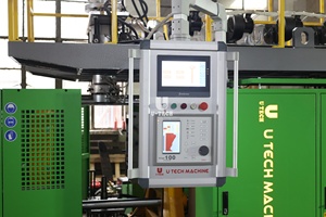Machine de fabrication de bouteilles d'<span class=keywords><strong>eau</strong></span> <span class=keywords><strong>potable</strong></span> en polycarbonate de 3 gallons (20 L) et 5 gallons avec poignée, par extrusion-soufflage automatique - Product Image 5