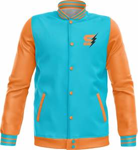 Veste universitaire de style collège confortable pour un usage quotidien Streetwear décontracté à la mode et événements sportifs scolaires col montant - Product Image 5