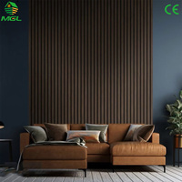 Panneaux acoustiques insonorisants en MDF imperméables, anti-bruit, en bois, pour plafond, fond en PVC, panneaux muraux acoustiques