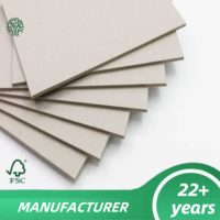 Carton gris haute rigidité 1 mm 2 mm 3 mm pour emballage de boîtes cadeaux de luxe, carton gris écologique