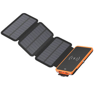 El más nuevo 10000mAh <span class=keywords><strong>Powerbank</strong></span> USB <span class=keywords><strong>26800</strong></span> con cargador de panel solar Power Bank USB Carga inalámbrica Power Bank en paneles solares - Product Image 1