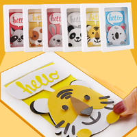 Amazon Hot Selling 6 teile/satz handgemachte pädagogische Diy Lernspiel zeug Aufkleber für Kinder