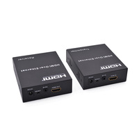 120M 4K HDMI Extender avec amplificateur de Signal Audio Vidéo HD RJ45 Cat5e/6 Câble Transmetteur