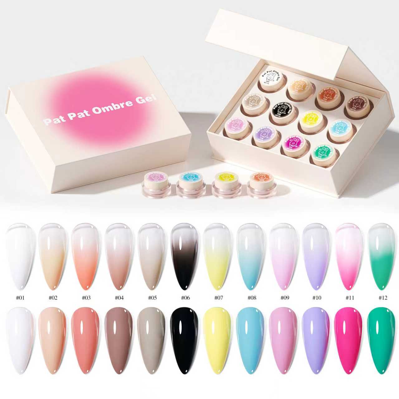 Pat Pat Ombre Gel #12pcs/set