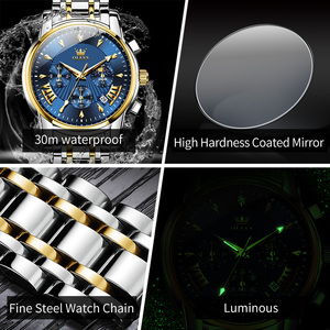 Hr2892 Ocustom Custom personalizado lassic shion ristWatch Waterproof Casual Port taintainless Teel ususity hrhronograph uartz atch - Product Image 6