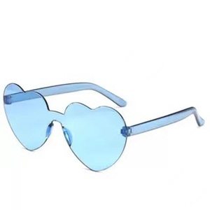 Lunettes <span class=keywords><strong>de</strong></span> <span class=keywords><strong>soleil</strong></span> AI-MICH en forme <span class=keywords><strong>de</strong></span> cœur pour femmes, monture sans bord, verres teintés transparents, lunettes <span class=keywords><strong>de</strong></span> <span class=keywords><strong>soleil</strong></span> colorées pour femmes, nuances rouges <span class=keywords><strong>et</strong></span> jaunes, <span class=keywords><strong>voyage</strong></span> - Product Image 6