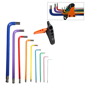 Color-Coded Ball-End Hex & Torx Key <b>Set</b> Chrome Vanadium Steel Metric Allen Wrenches High <b>Torque</b> DIY Industrial Tool Kit - Product Image 4