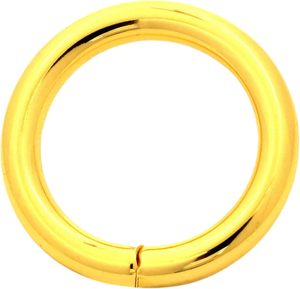 Metal O Ring Buckle Connector Round Loops Non Welded For Bags Webbing <b>Purse</b> And Belt Straps Black - Product Image 5