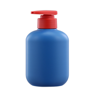 Botol Isi Ulang Sampo Biru 300ml Botol Plastik Cetak Tiup Kepala Pompa Tekan Merah Bahan Kemasan Gel Mandi