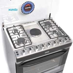 Cuisinière à <span class=keywords><strong>gaz</strong></span> multifonctionnelle Xunda, vente directe usine, 4 plaques à <span class=keywords><strong>gaz</strong></span> <span class=keywords><strong>et</strong></span> 2 plaques électriques, 5 brûleurs avec <span class=keywords><strong>four</strong></span> - Product Image 6