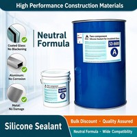 Scellant secondaire à séchage rapide de qualité industrielle de la marque YSD, scellant en silicone bicomposant imperméable pour verre isolant
