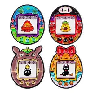 Bros Anime Karakter Kartun Lucu Miyazaki dari Paduan Seng, Berlapis Elektroplating, Cetak Letterpress, Produk Baru - Product Image 2