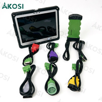 Tableta CF33 + Interfaz de Vehículo JPRO DLA+2.0 con Software Diésel V2024, Escáner para Camiones Pesados, Herramienta de Diagnóstico 100% de Alta Precisión para Flotas