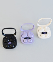 Écouteurs intra-auriculaires TWS portables format poche, idéaux pour les voyages, compatibles V6.0, avec miroir de maquillage, 2 paires en 1 lot