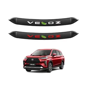 Araba arka cam pencere krom Toyota Avanza Veloz için garnitür Trim ön kaput süs oto aksesuarları