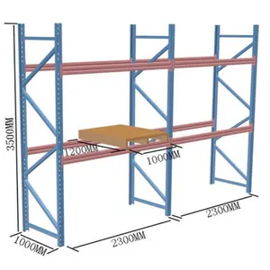 Magazzino heavy duty cremagliera per uso industriale di stoccaggio