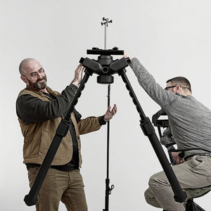 Support de tir tactique mini bipied en alliage d'aluminium à 2 sections pour la chasse en plein air, les loisirs et les sports de luxe - Product Image 2