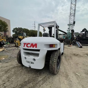 Montacargas Diésel Usado Japonés TCM Heli de 10 Toneladas, Modelo TCM FD100Z8, Buen Precio, Montacargas Japonés Original con Motor 6BG1 - Product Image 3