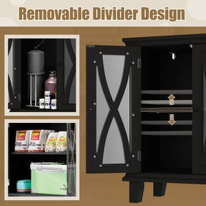 20 Gallon Rustieke Boerenhuis Visbakstandaard met Explosiebestendig Gehard Glas & Voeding voor LED Verlichting, Verwarming en Luchtpomp - Product Image 4