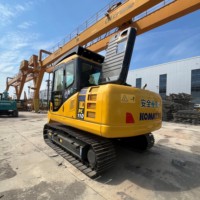 Excavatrice Komatsu PC110 importée du Japon, bien entretenue, structure compacte pour petits travaux de terrassement