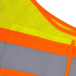 <span class=keywords><strong>Gilet</strong></span> de sécurité <span class=keywords><strong>haute</strong></span> <span class=keywords><strong>visibilité</strong></span> jaune réfléchissant unisexe ULTAC ANSI Classe 2 avec logo <span class=keywords><strong>personnalisable</strong></span> pour le travail en extérieur (OEM/ODM disponible) - Product Image 4