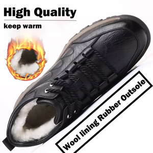 Yüksek kaliteli yün astar sıcak büyük ayak 49 <span class=keywords><strong>50</strong></span> 51 artı boyutu su geçirmez erkekler spor ayakkabılar kar botları açık ayakkabı - Product Image 3