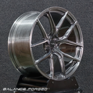 Jantes forgées personnalisées P101SC <span class=keywords><strong>champagne</strong></span> or 19-24 pouces 5x130 5x112 5x120 pour Porsche 911 <span class=keywords><strong>Ferrari</strong></span> F Model S Plaid BMW Série M - Product Image 4